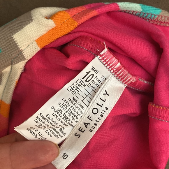 One piece bathing suit. NWOT colorful ! - Picture 7 of 7